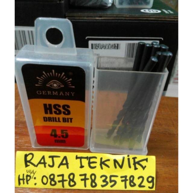 mata bor tjap mata 4,5 mm