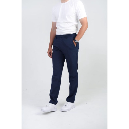 Mubeng Luxee Formal Pants Navy (LIMITED)