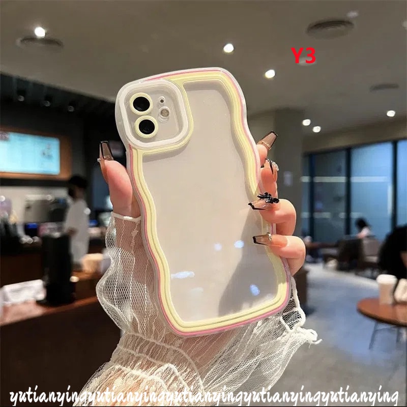 Soft Case Transparan Warna Permen Macaron Untuk Samsung A13 A12 A32 A50s A50 A30s A52 A52s A23 A03s A02s M12