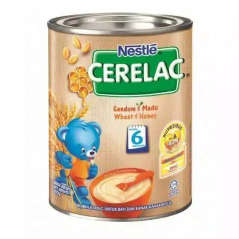 nestle cerelac gandum dan madu 500gram bubur bayi nestle