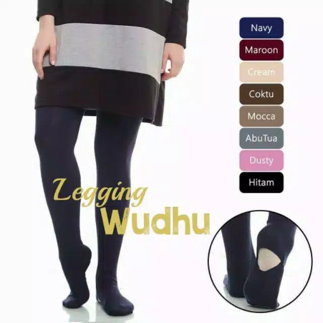 ( 1KG MUAT 10PCS ) WUDHU  LEGGING PREMIUM