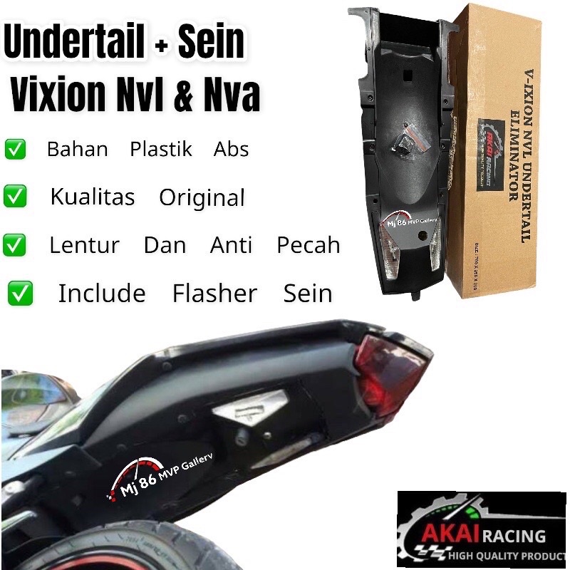 Undertail Fender Sein LED Vixion Selancar Vixion Nvl &amp; Nva Merk NEMO Original