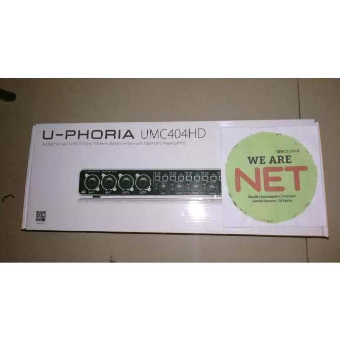 BEHRINGER UMC404HD SOUNDCARD 4 CHANNEL INPUT OUTPUT 24-BIT / 192 KHZ
