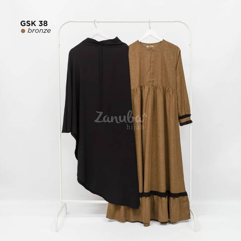 GSK 38 by Zanuba Hijab - Gamis Set Kombinasi 8 Zanuba Hijab - Gamis Set Kombinasi Zanuba Hijab