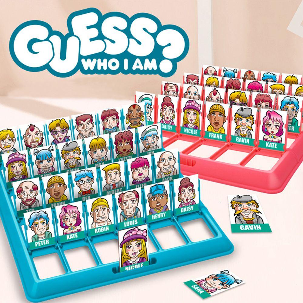 Needway Who Is It Board Game Klasik Waktu Luang Lucu Orang Tua-Anak Interaktif Catur Dan Kartu Memori Pelatihan Mainan Puzzle