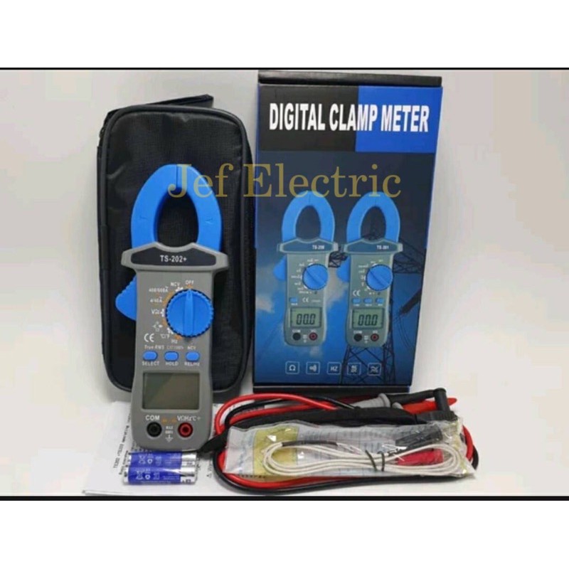 Digital Clamp Meter Ts-202 +  / Tang Amper Digital Ts 202 + ( Brand New )