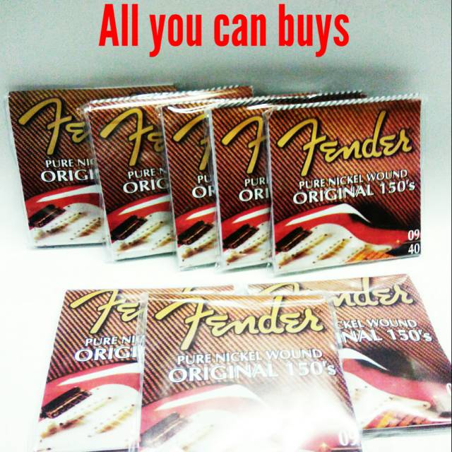 Senar Gitar Listrik Fender