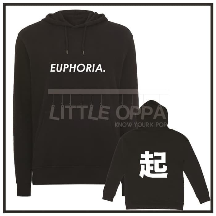 LOP854 JACKET HOODIE KPOP BTS EUPHORIA PREMIUM FLEECE