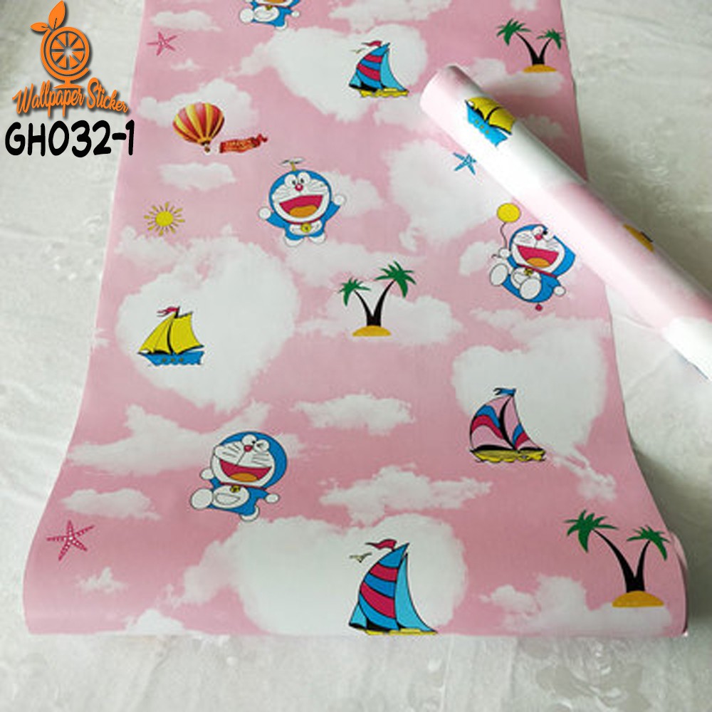 Wallpaper Dinding 3D - Wallstiker Aesthetic Stiker Dinding Kamar Tidur Ukuran 45Cm X10M GH-GH032-1