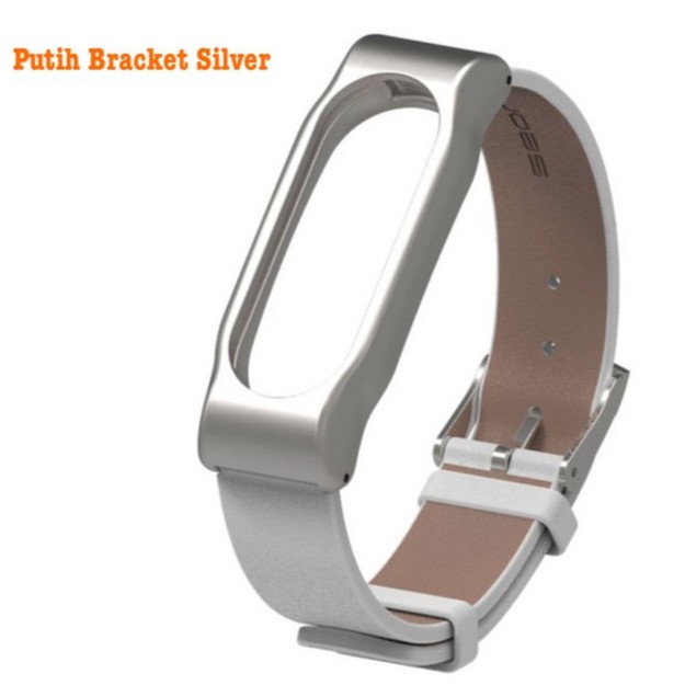 Leather Strap Gelang tali  Kulit Xiaomi Mi Band 2 OLED Mijobs ORIGINAL