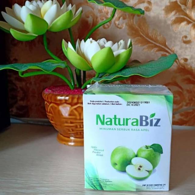 

NATURABIZ (Minuman Serbuk Rasa Apel) 1PAKET isi 2box PROMO