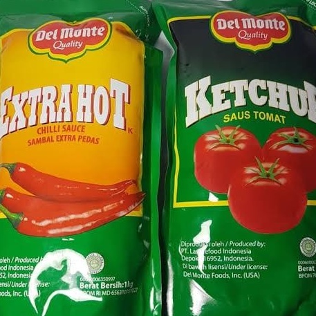 

Del Monte Sambal Extra Pedas, Saus Tomat, Kemasan 1kg