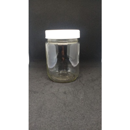 Botol jar kaca 250ml tutup plastik