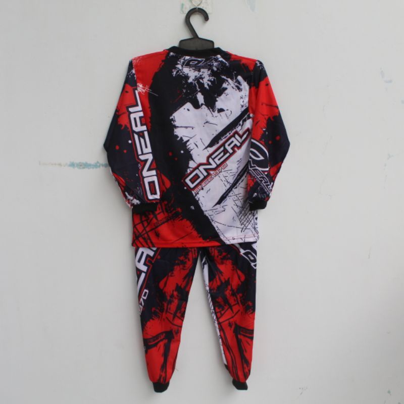 Setelan motor cros baju tidur motor cross baju balap lengan panjang