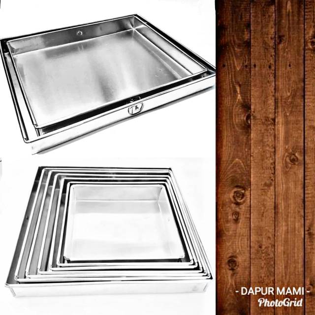 DAPURMAMI Loyang Bolu Gulung Loyang kotak Loyang Cookies Loyang Oven