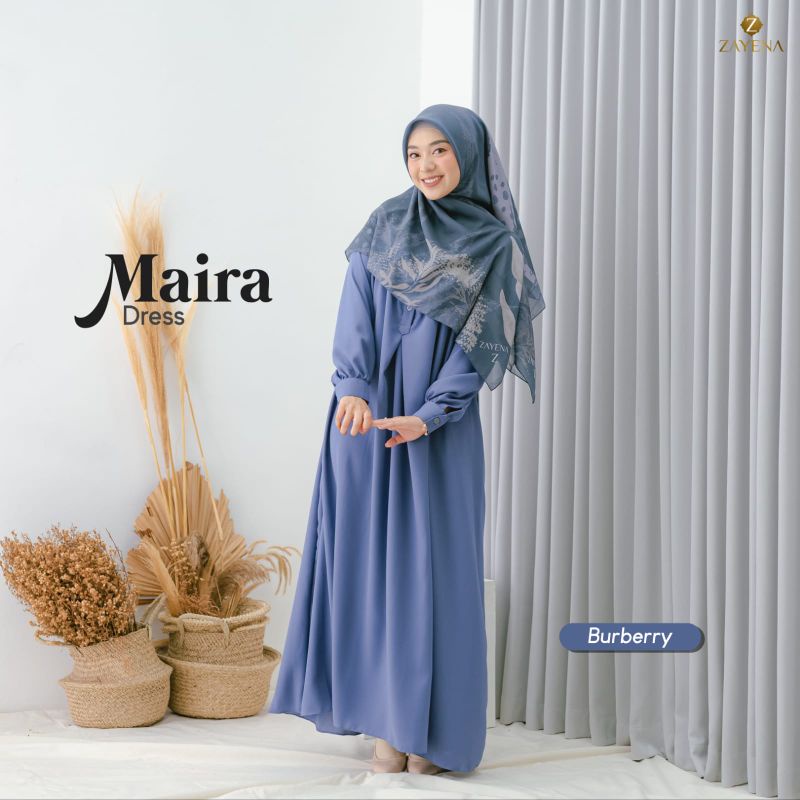 Abaya Polos Maira Abaya by Zayena