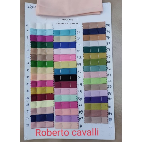 Kain Roberto Cavalli (Part 2) || Harga Per Setengah Meter (50 cm)