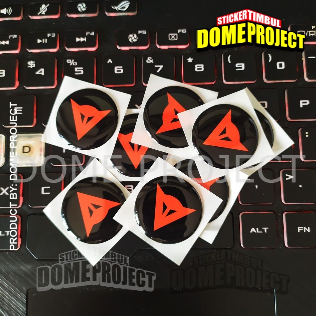 STIKER MOTOR EMBLEM 3D LOGO DAINESE KALIPER REM AKSESORIS YAMAHA HONDA SUZUZI KAWASAKI AESTHETIC KEREN