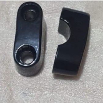 BREKET TUTUP STANG RXK , RX KING ORI ASLI LOSSPACK 1set 2pc