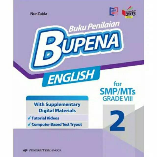 Bupena Bahasa Inggris Kelas Viii 8 Smp Mts K13 Erlangga Shopee Indonesia