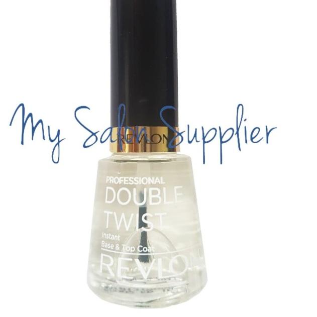 ✈ Revlon Double Twist Instant Base & Top Coat Nail Polish 14.7ml ☟