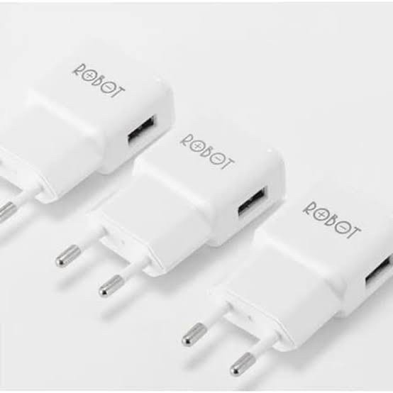 ROBOT RT-K4 CHARGER WHITE BATOK ADAPTOR CHARGER GARANSI RESMI