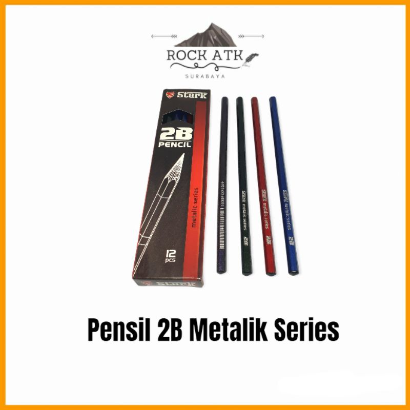 

STARK PENSIL 2B METALIK (PCS) - PENCIL 2B PENSIL KAYU