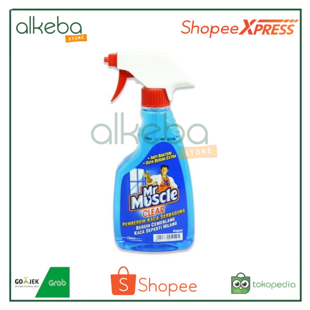 Jual MR Muscle Glass Cleaner / Pemebrsih Kaca Spray 500ml Shopee