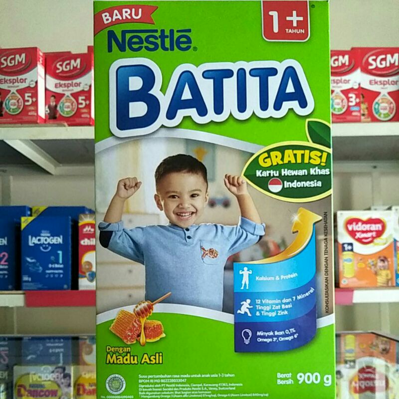 BATITA 1+ 900g/400g Madu/Vanila-1
