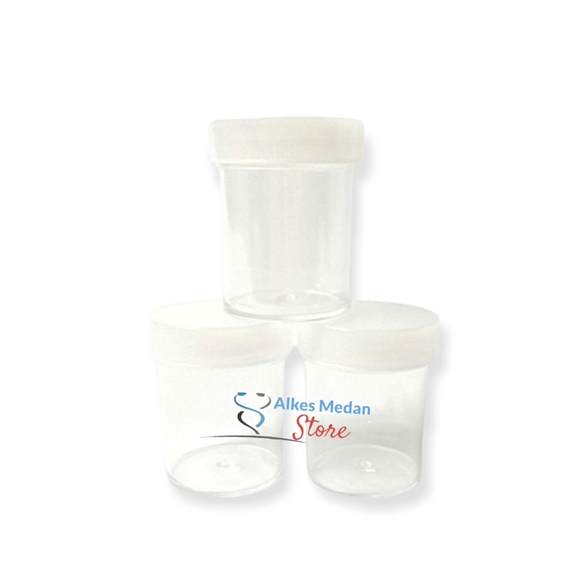 Botol Plastik 20 ml Pot Obat - Cup Urine - Cream 20 cc