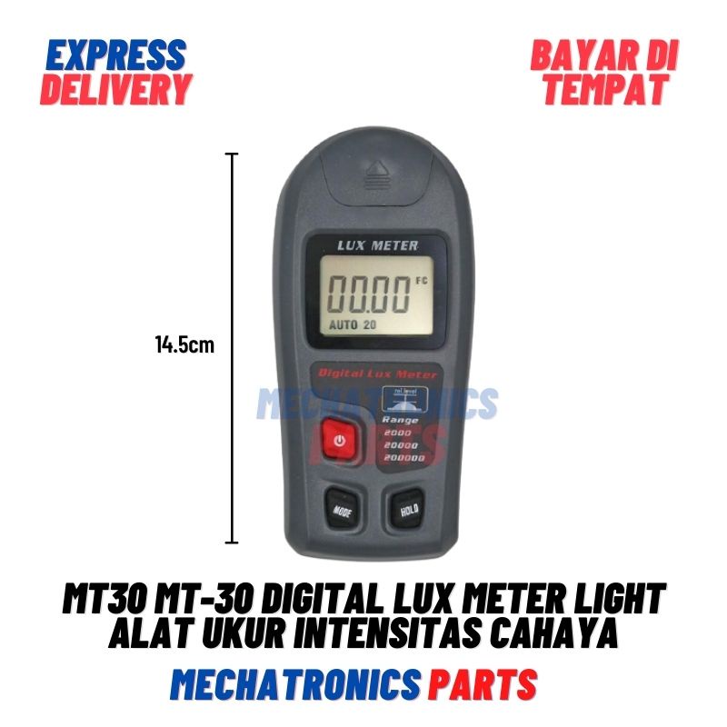 [MET-9013] MT30 MT-30 DIGITAL LUX METER LIGHT ALAT UKUR INTENSITAS CAHAYA