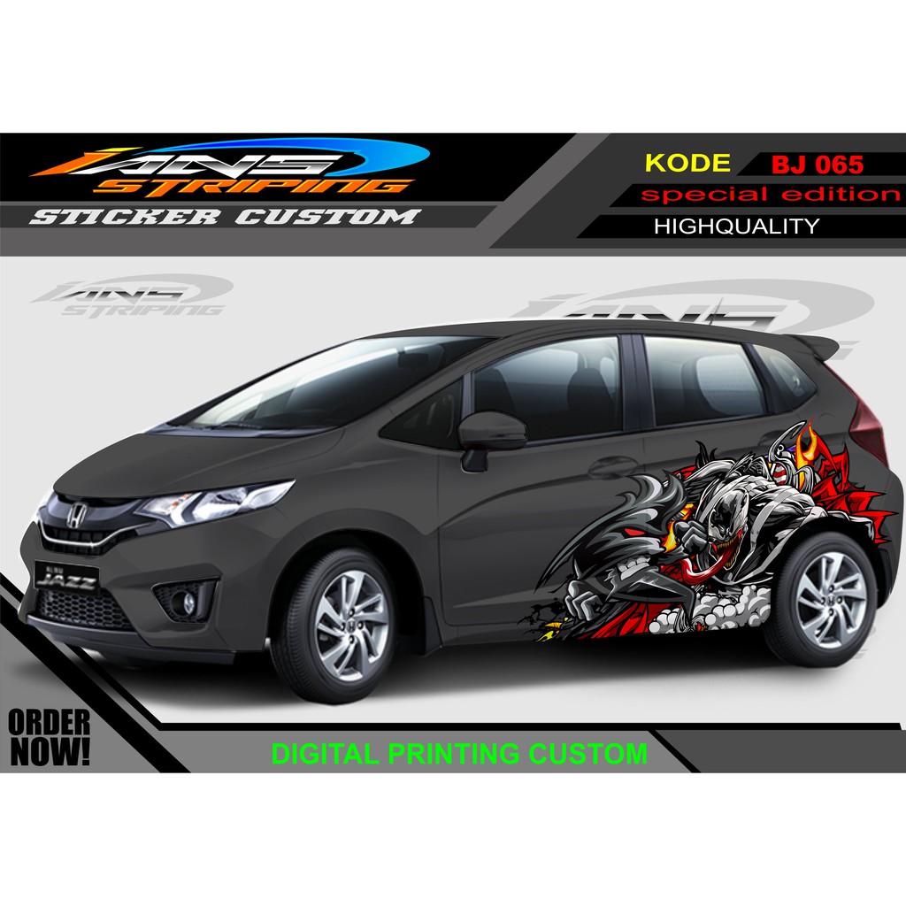 DECAL STIKER MOBIL JAZZ / STICKER MOBIL / STICKER MOBIL TERBARU