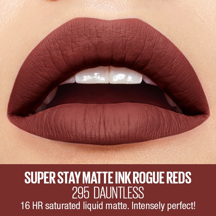 Maybelline Superstay Matte Ink Liquid Matte Lipstick Make Up / superstay matte ink /maybelline superstay matte/ Maybellin Lipcream-295 DAUNTLESS