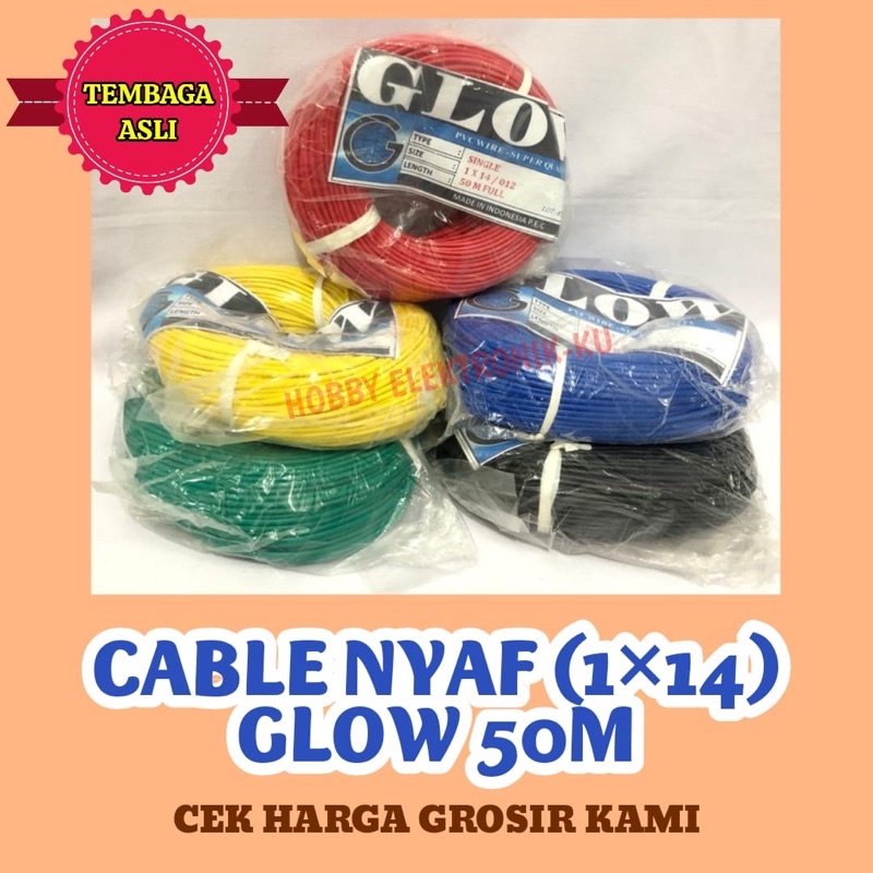 CABLE NYAF 1x14 GLOW 50M