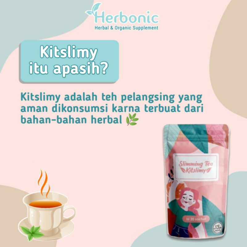 Kitslimy Slimming Tea Teh Diet Teh Pelangsing Shopee Indonesia