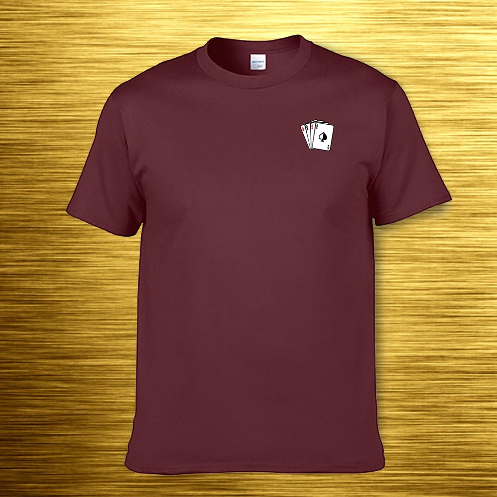 BROTHER STORE - Kaos Distro Pria - KAOS COWOK CEWEK - Kaos Kata Kata - KARTU REMI Premium