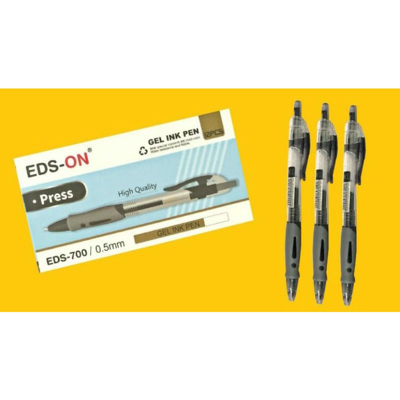 

Bolpen/pulpen retractable/cetek 0.5 Hitam Murah