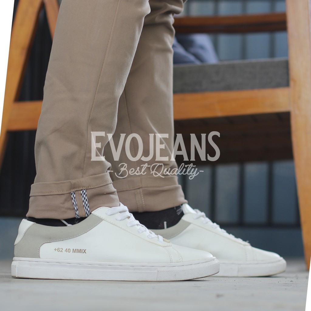 Celana Chino Pants Original Evo Jeans Kualitas Premium Bahan Halus dan Melar / Elastis Bikin Keren