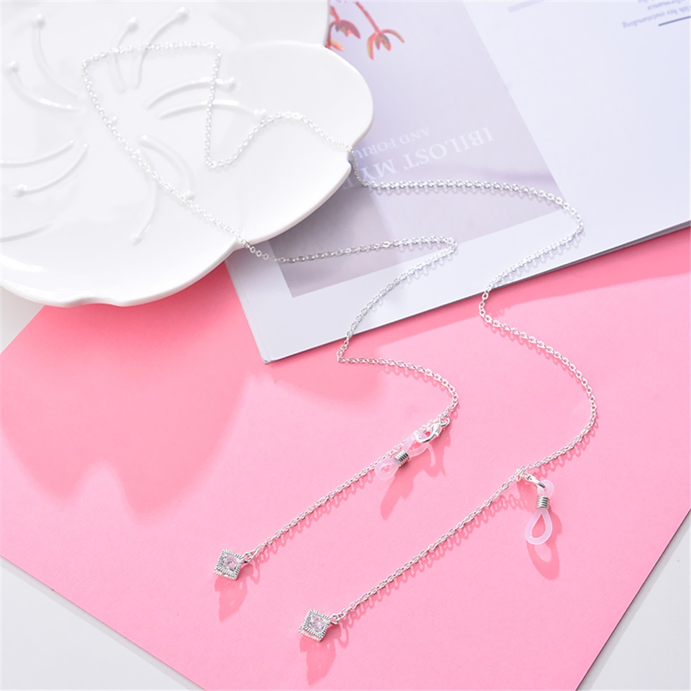 Strap Holder Kacamata Anti Slip Bahan Metal Untuk Pria / Wanita