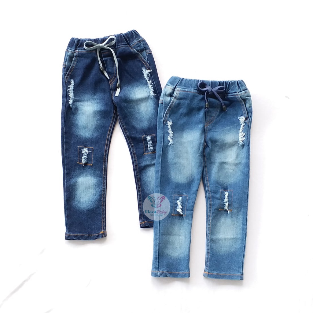 Plazababyku CELANA JEANS ANAK celana jeans anak laki laki model terbaru berkualitas