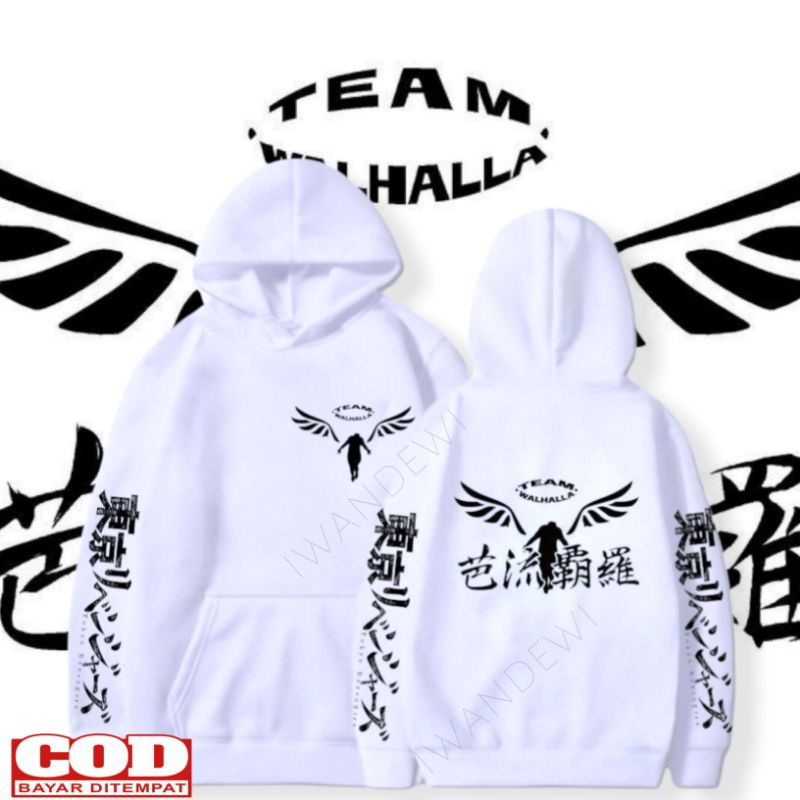jaket valhalla walhalla anak tokyo revengers/hoodie valhala tokyo revengers anak anak terbaru