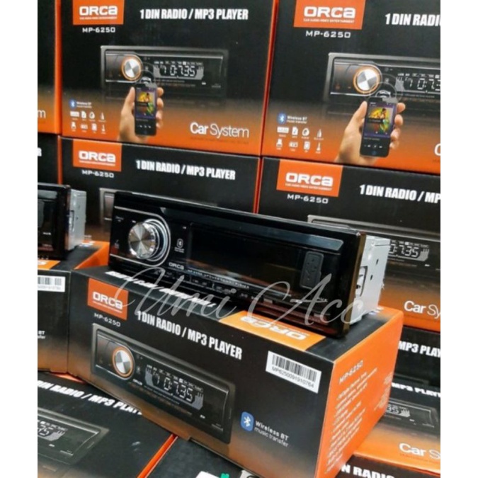 Single Din M3 Bluetooth Orca Mp-6250 / 1 Din Orca Universal