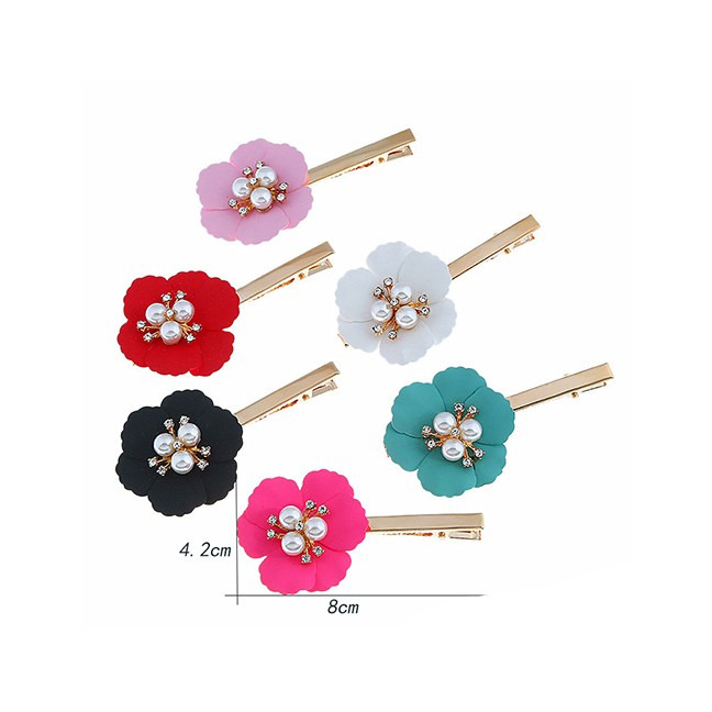 LRC Jepit Rambut Fashion Alloy Large Flower Hair Clip F6204X