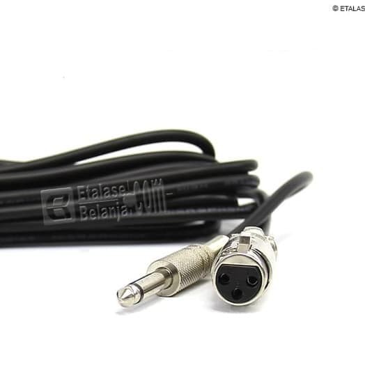KABEL MICROPHONE 10 METER JACK XLR TO AKAI - MADE BY KREZT AUDIO