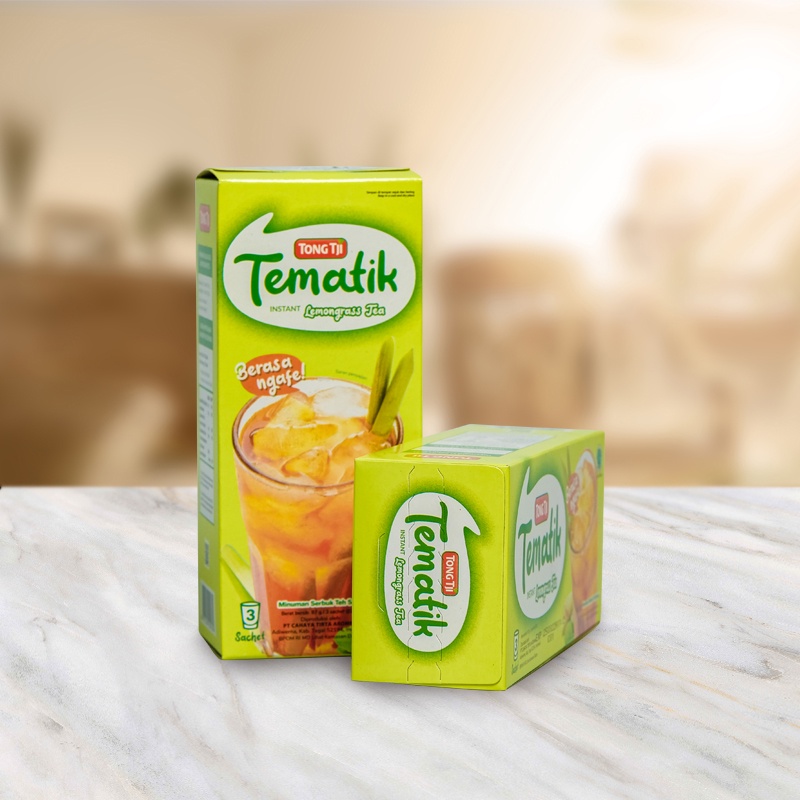 Tong Tji Tematik Lemongrass Tea 3s, per Karton isi 24 pack