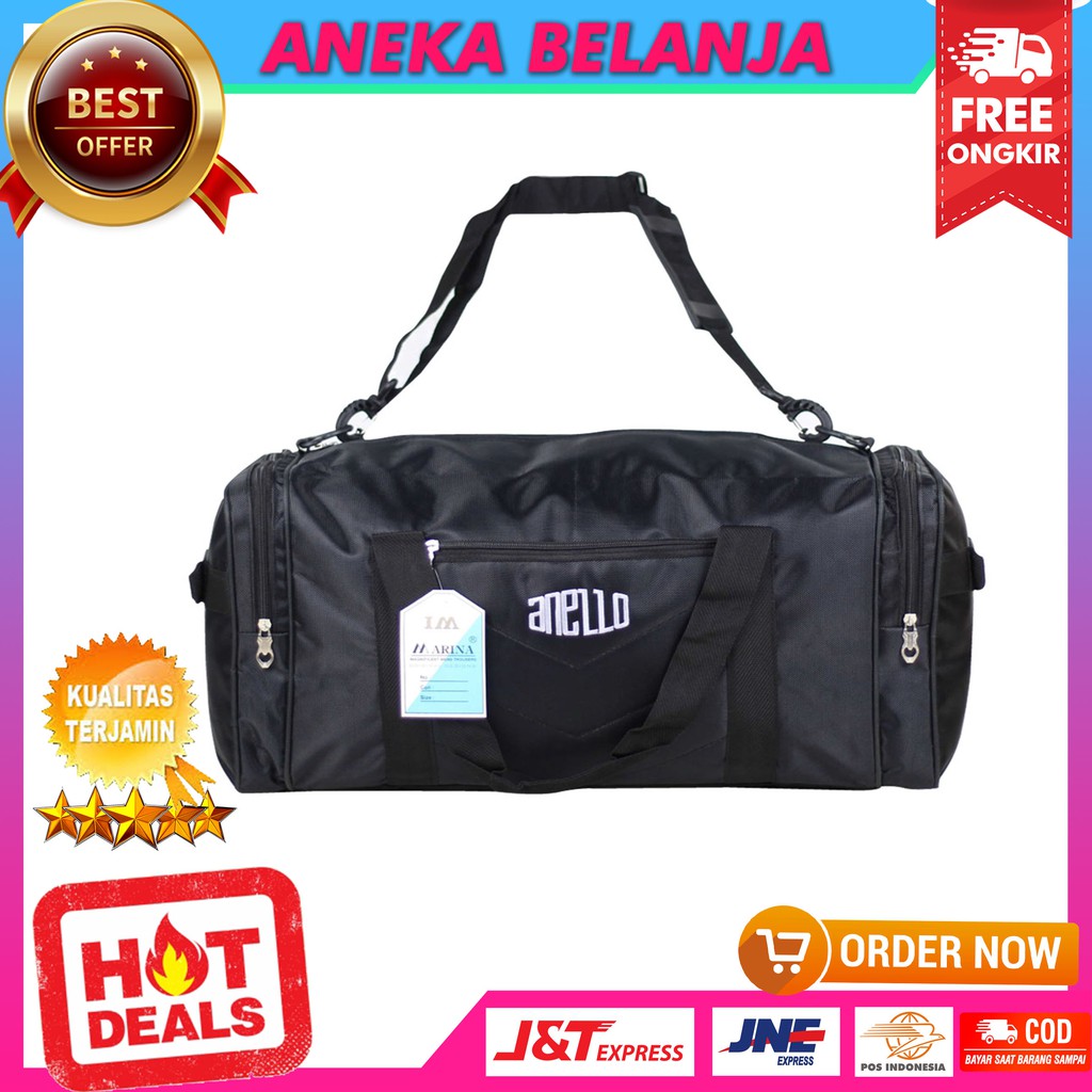 Tas Travel Anello Terbaru Multifungsi Tas Piknik Hangout Workout Murah Tebal Kuat Awet Berkualitas Tas Jinjing Kerja Camping  Harga Terlaris Termurah Ekonomis