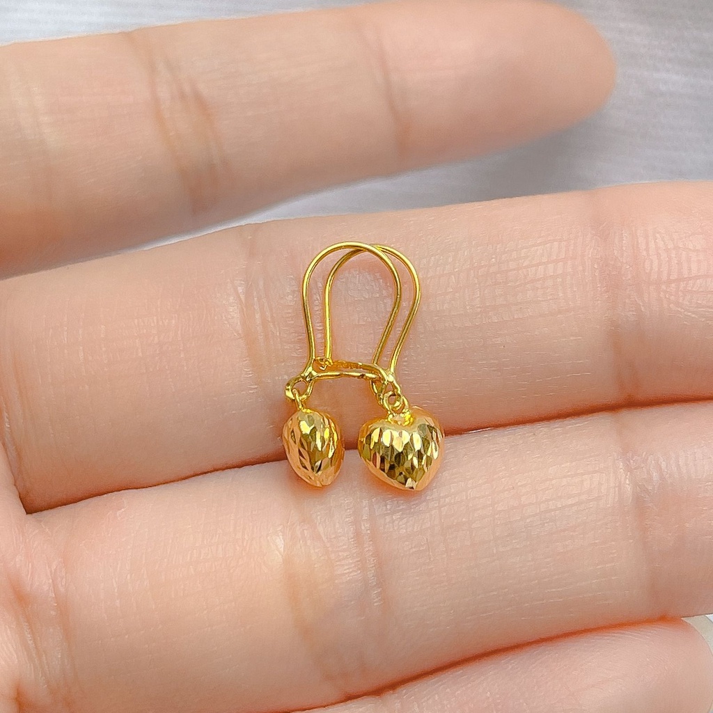 Anting anak dan dewasa emas asli model timun dewasa anak kadar 700 70% 16k 22