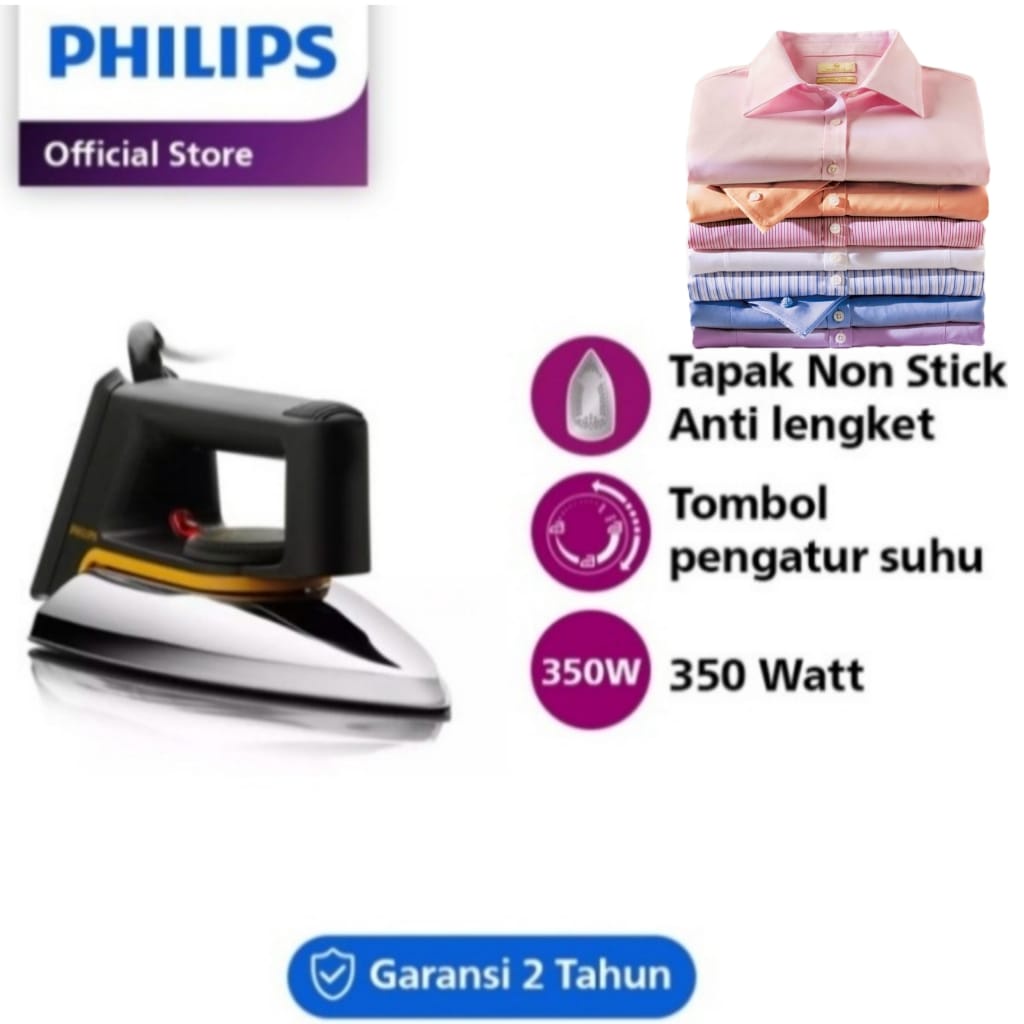 PHILIPS HD 1172 SETRIKA CLASSIC / GOSOKAN PHILIPS STENLIS HD 1172 350W / SETRIKA CLASSIC PHILIPS