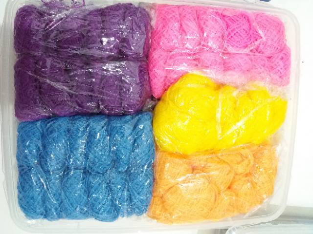 (7gr) Benang wol/ siet/ kristik/ pom-pom/ kerajinan DIY benang akrilik.