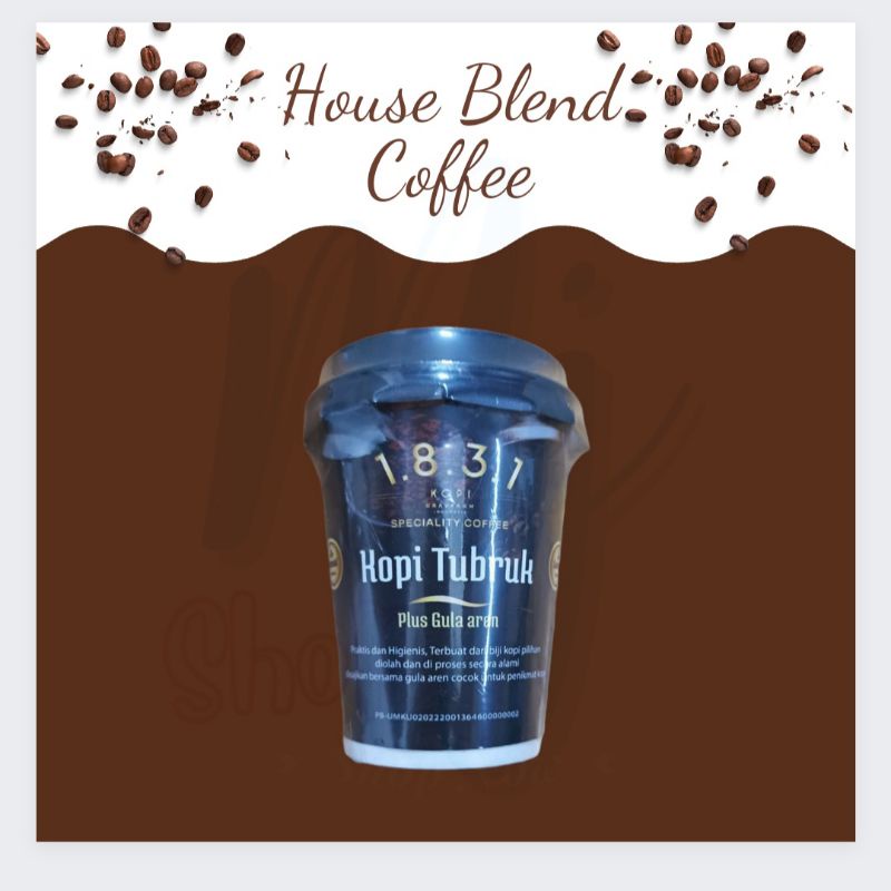 

Kopi / Coffee Tubruk Cup / Gelas Plus Gula Aren